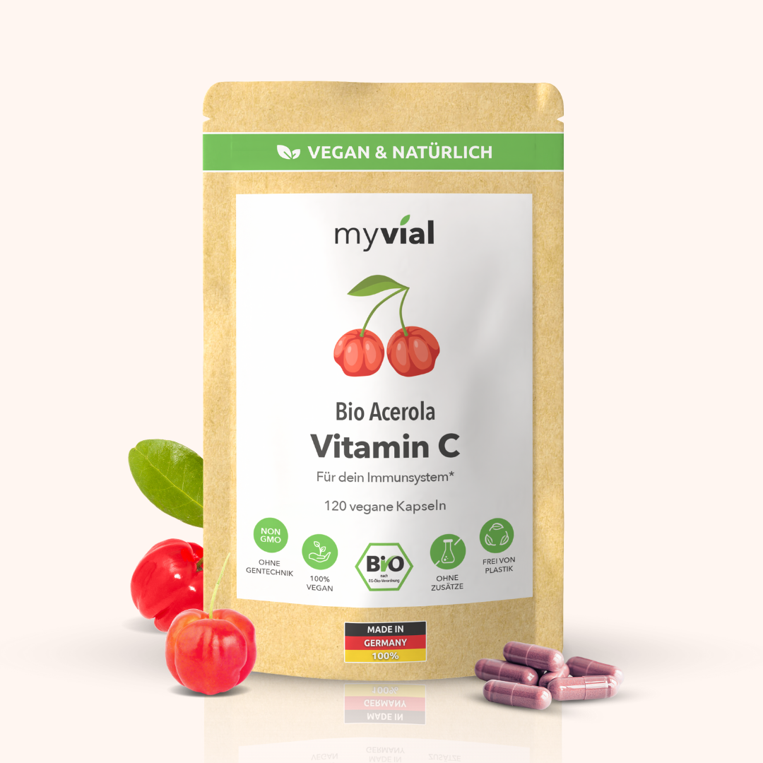 Bio Vitamin C Kapseln aus Acerola