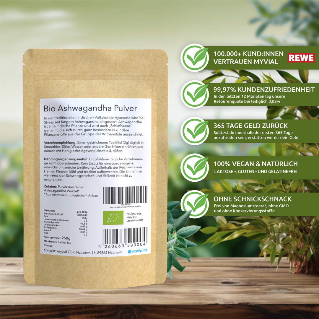 Bio Ashwagandha Pulver