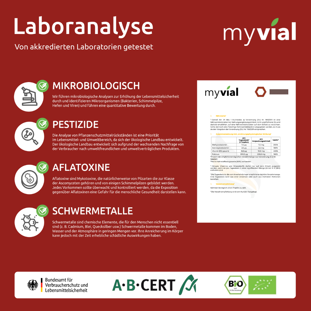 Vitamin B12 Tropfen + Folat